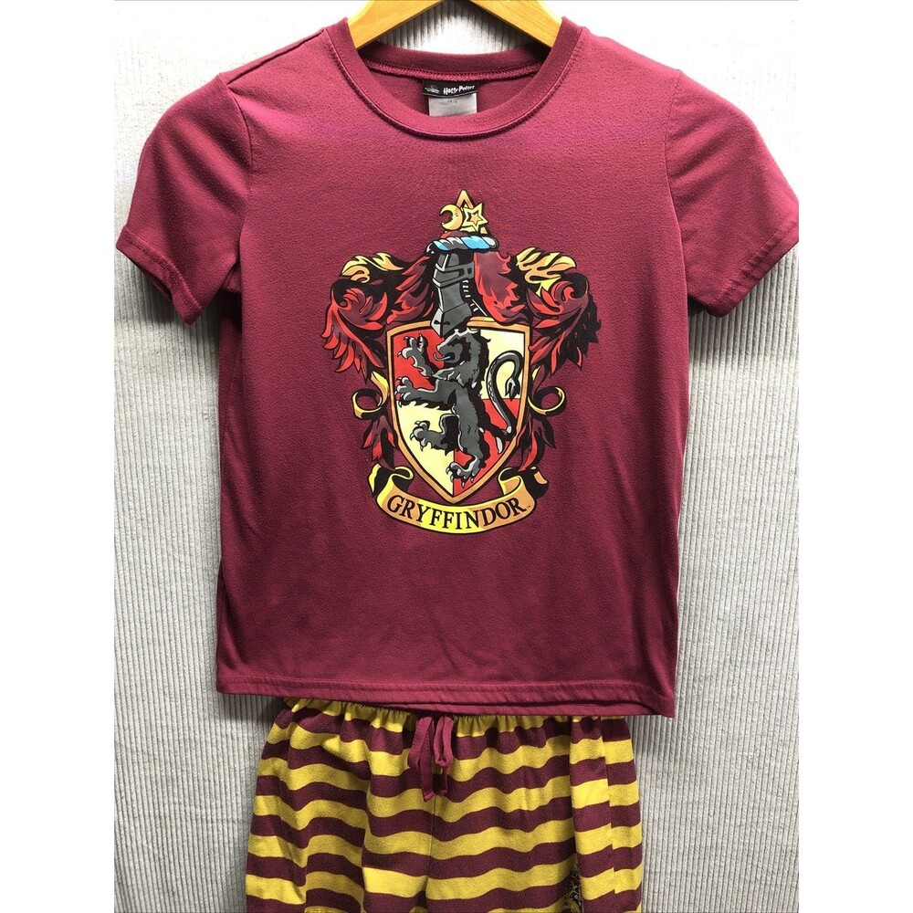 Harry Potter Kids Pajama Set Size 14-16 Shorts Top 2 Piece Stripe